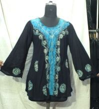 LATEST LONG SLEEVE UMBRELLA BATIK TOP