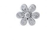 Azure Diamond Gold Nose Ring