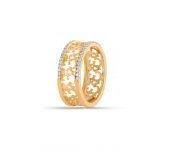 Omkara All around Diamond Gold Ring