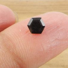 Black Sapphire 5x5mm Hexagon Cut