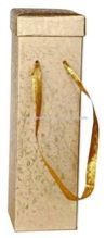 Rigid Handmade Paper Wine Bottle Packaging Box