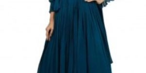 Blue Georgette Printed Ceremony Anarkali Salwar Kameez