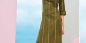 Cotton Printed Party Maxi Kurti