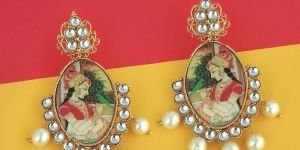 1315127 Tip Top Fashions Gold Plated Dangler Earrings