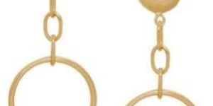 Drop Brass Earring