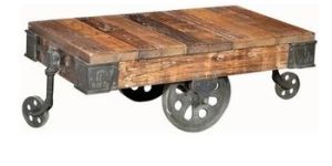 Industrial Trolly Coffee Table