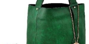Plain Green Tote for Women