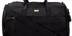 Yelloe Black Weekender Cum Gym Bag