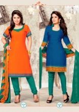 Crepe Printed Salwar Kameez