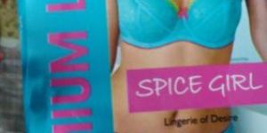 Ladies Plain Blue Bra