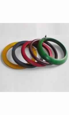 Colored Wooden Bangles