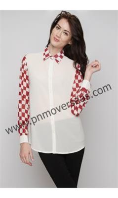 Shirt Type Ladies Top