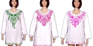 Lot Embroidered Casual Womens Cotton Kurti