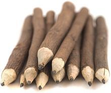 Hand Carved Neem Tree Branch Pencils