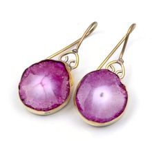 Drop Gold Plated Dangle Earrings