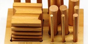 Swage Block & Punch Set Wooden