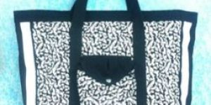 Ladies Printed Canvas Big Shoulder Bag