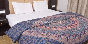 Indian Ombre Elephant Mandala Duvet Cover