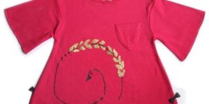 PINK TOP WITH SINGLE POCKET