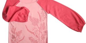 ROSE PINK FULL SLEEVE TOP WITH PRINT