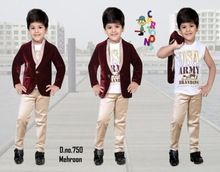 Children Design Coat Pant