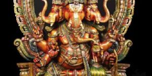 Fiber Artistic Ganesha Statue