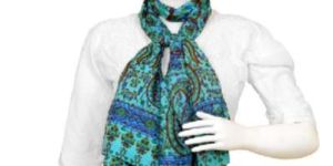 Designer Printed Silk Scarfs Light Weighted Women Fashion Neck Scarves