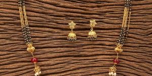 Antique Delicate Mangalsutra with Gold Plating