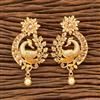 Antique Peacock Earring with Gold Plating