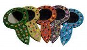 Multi Color Round Decorative Hand Mirror