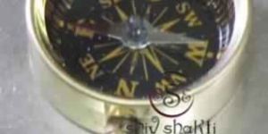 Brass Pocket Compass