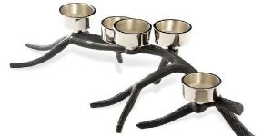 Metal Tree Branch Candle Holder