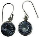 Blue Quartz Silver Earrings