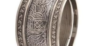 Oxidised Silver Bracelet