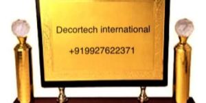 Wooden Diamond Crystal Memento