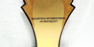 Wooden Gold Plated Memento