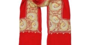 KASHMIRI AARI EMBROIDERED EVENING STOLE