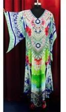 Jalabiya Style Womens Wear Printed Kaftan