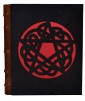 Pentagram Leather Cover Refillable Leather Notebook