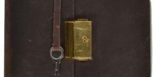 Vintage Handmade Genuine Leather Journal New Clasp Brass Lock Journal Diary