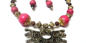 STYLISH HANDMADE BRASS FASHION NECKLACE