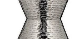 Hammered Aluminium Stool