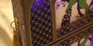 Peacock Theme Box with LED Light