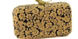 Embroidered Clutch Bag