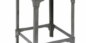 Iron Reclaimed Wood Stool