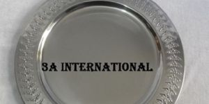 Silver Brass Charger Plates