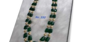 Brass Charm Bead Necklace