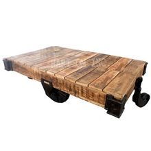 Wood Industrial Coffee Table