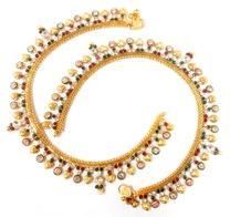 Women Wear Imitation Jewelry Anklets