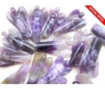 AMETHYST AGATE CARVED ANGEL